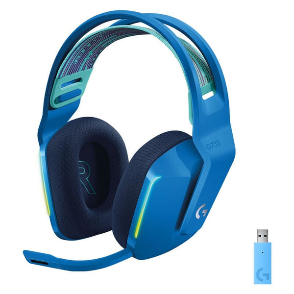 Diadema Logitech G733 Lightspeed Wireless Rgb Gaming Azul 981-000942