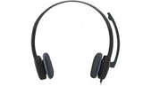 Diadema Logitech H151 Stereo Con Microfono 3.5mm (981-000587)