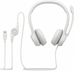 Diadema Logitech H390 Audio Digital Usb P&P Off-White (981-001285)