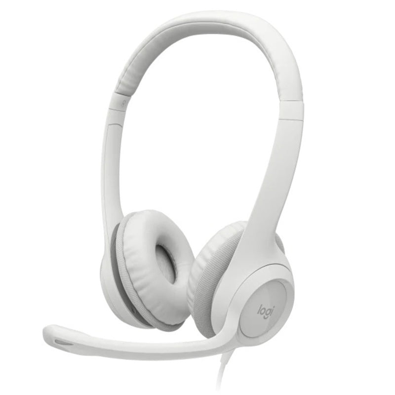 Diadema Logitech H390 Audio Digital Usb P&P Off-White (981-001285)