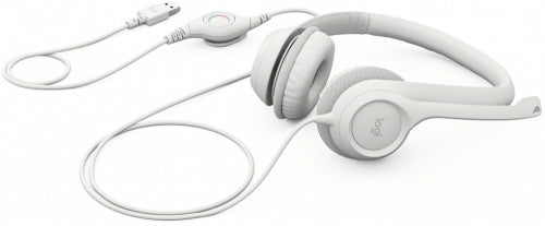 Diadema Logitech H390 Audio Digital Usb P&P Off-White (981-001285)