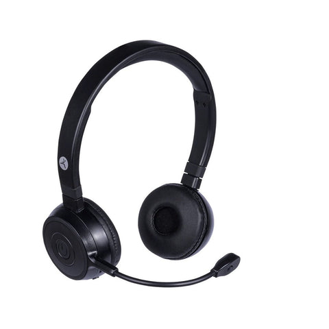 Diadema Techzone Tzdibt02 Inalambrica Bluetooth Recargable Estereo Negro