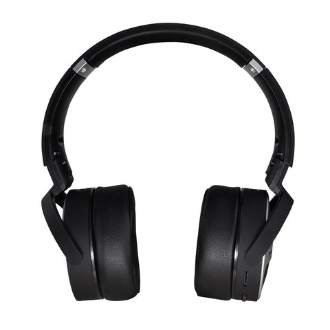 Diadema Vorago Bluetooth 5.0, 3.5 Mm Microsd Negro Con Plata Hpb-201-Bk