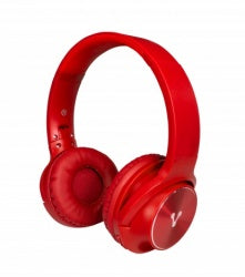 Diadema Vorago Hpb-200-Rd Bluetooth, Fm, Msd Plegable Rojo