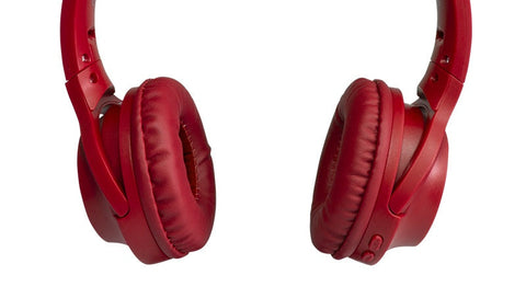 Diadema Vorago Hpb-200-Rd Bluetooth, Fm, Msd Plegable Rojo