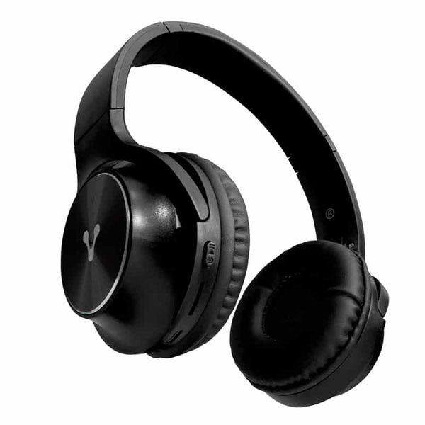 Diadema Vorago Hpb-200bk Bluetooth, Fm, Msd Plegable Negro