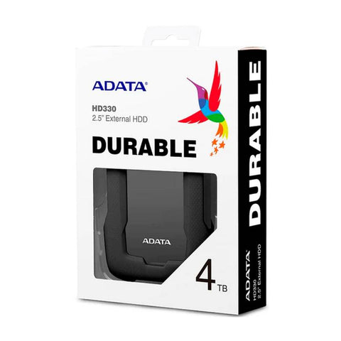 Disco Duro Externo Adata Hd330 4tb 3.1 Negro (Ahd330-4tu31-Cbk)