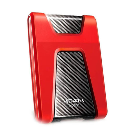 Disco Duro Externo Adata Hd650 2tb 2.5 3.1 Rojo (Ahd650-2tu31-Crd)