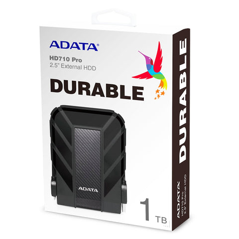 Disco Duro Externo Adata Hd710 Pro 1tb 3.1 Negro (Ahd710p-1tu31-Cbk)