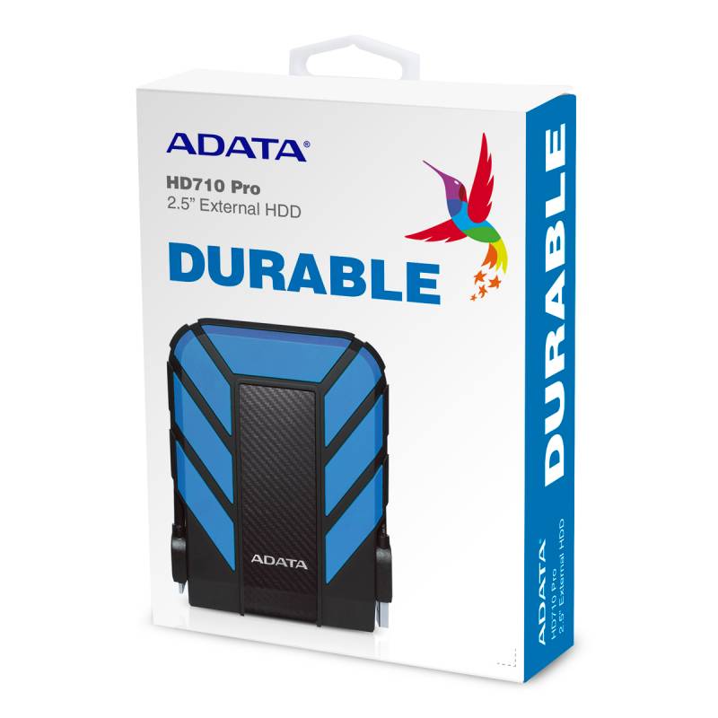 Disco Duro Externo Adata Hd710 Pro 2tb 3.1 Azul (Ahd710p-2tu31-Cbl)