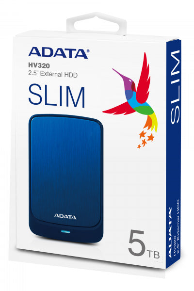 Disco Duro Externo Adata Hv320 2tb 3.1 Azul (Ahv320-2tu31-Cbl)