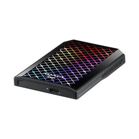 Disco Duro Externo Adata Se900G 512Gb Rgb Usb (Ase900G-512Gu32G2-Cbk)
