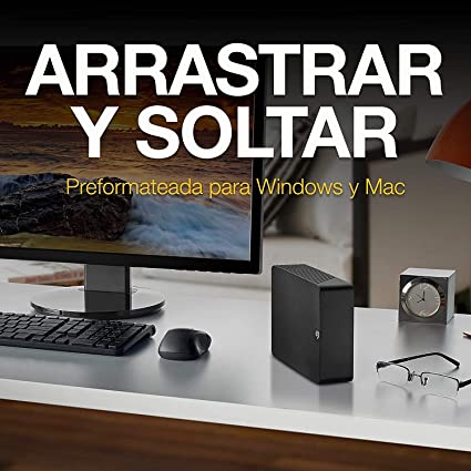 Disco Duro Externo Seagate Stkp4000400 4tb 3.5 Usb Expansion Pc, Mac