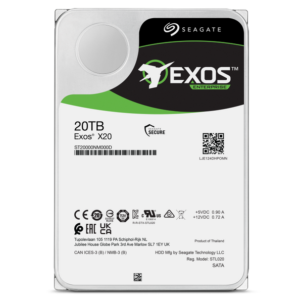 Disco Duro Interno Seagate 3.5 20 Tb St20000Nm000D Exos X20 Sata