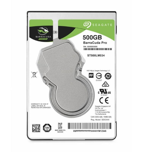 Disco Duro Interno Seagate 500gb 2.5 St500lm034 7200rpm Barracuda Pro