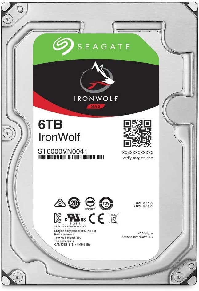 Disco Duro Interno Seagate 6tb 3.5 St6000vn001 256mb 5400rpm Ironwolf