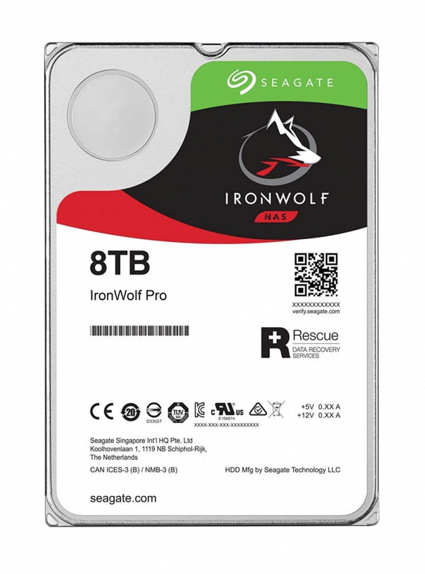 Disco Duro Interno Seagate 8tb 3.5 St8000ne001 7200rpm Ironwolf Pro