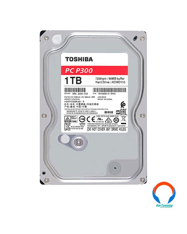 Disco Duro Interno Toshiba 1tb 3.5" P300 64mb 7200rpm Hdkpc32zka01