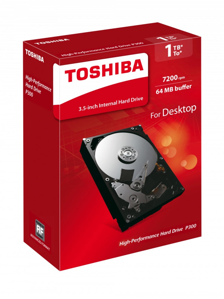 Disco Duro Interno Toshiba 1tb Hdwd110uzsva 3.5"P300 64mb 7200rpm