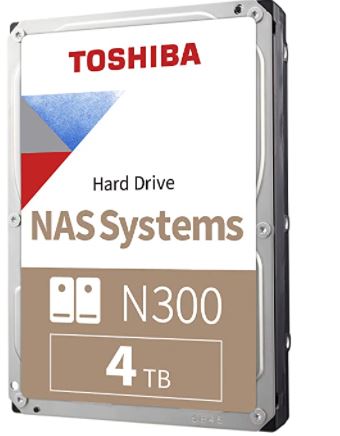 Disco Duro Interno Toshiba 4tb Hdwg440xzsta N300 7200rpm Nas 128mb