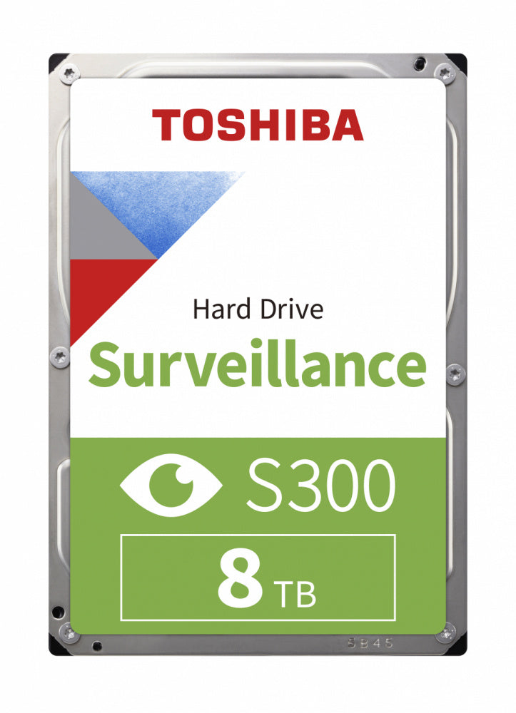 Disco Duro Interno Toshiba 8tb Hdwt380uzsvar 3.5 "S300 7200rpm Cctv
