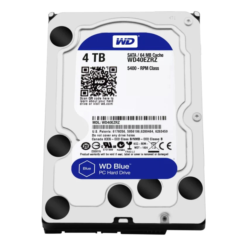 Disco Duro Interno Wd 4Tb 3.5" Wd40Ezrz 64Mb Sata3 5400Rpm - (Recertified)