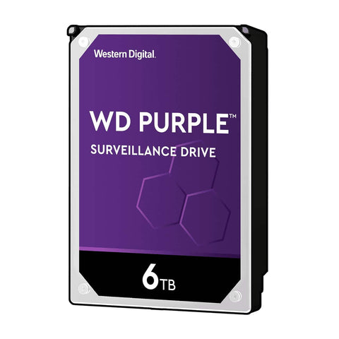 Disco Duro Interno Wd 6tb 3.5" Wd60purz 64mb Sata3 5700rpm Purple