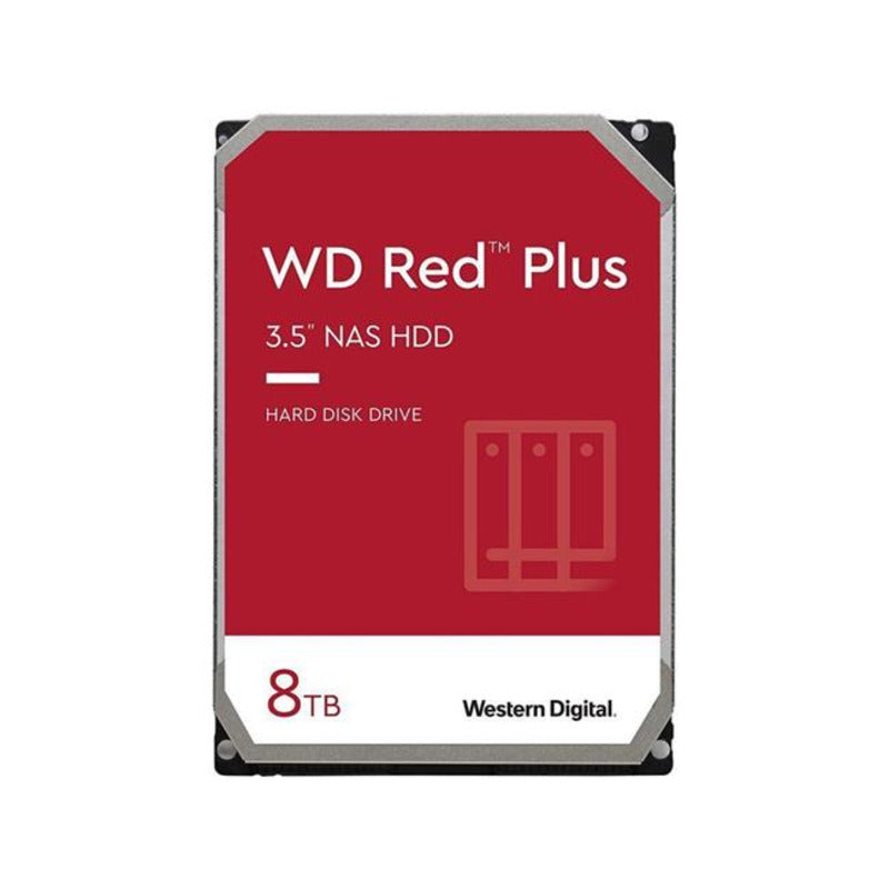 Disco Duro Interno Wd 8Tb Sata3.5" Wd80Efbx 128Mb 5640Rpm Nas Red Plus