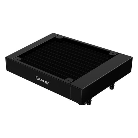 Enfriamiento Líquido Gamer Ocelot Disipador Ventilador de 120mm Iluminación ARGB Color Negro Modelo OEL120