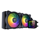 Disipador De Enfriamiento Liquido Ocelot Modelo Oel240. 240Mm Aio Rgb Intel Socket Lga,  2011, 1366, 115X, 775, 1700 Cpu Amd Am3, Am3, Am2, Am2, Am4 Cpu Apus 696946