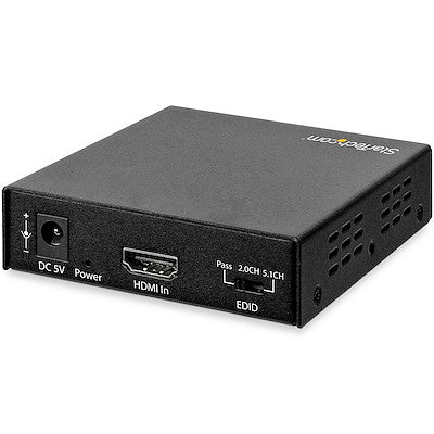 Divisor de audio y video hdmi 4k 60hz - hdr - extractor de audio - rca - startech.com mod. Hd202a
