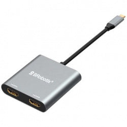 Docking Brobotix 2 En 1: Usb V3.0 Tipo C A Hdmi X2