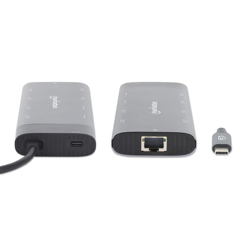 Docking Manhattan Usb-C 10 Ptos, 2Xhdmi, 5Xusb-A, Us 130714