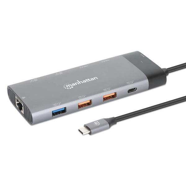 Docking Manhattan Usb-C 10 Ptos, 2Xhdmi, 5Xusb-A, Us 130714