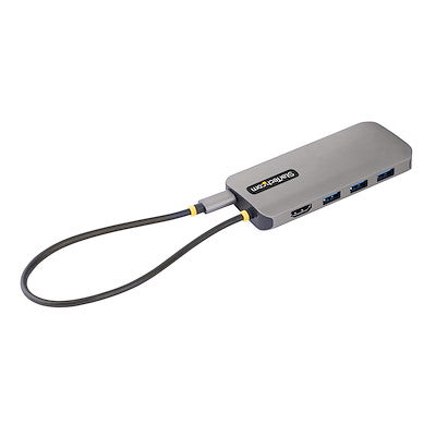 Docking Station Multipuertos Usb C De Video 4k A 60hz, Adaptador Con Hub De 3 Puertos Usb-A De 5gbps, Pd De 100w, Red Ethernet, Sd, Microsd - Startech.Com Modelo 115b-Usbc-Multiport