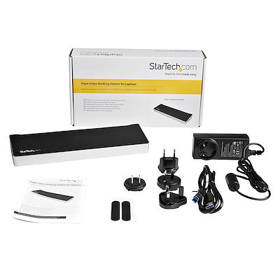Docking Station Replicador De Puertos Universal De Triple Monitor Para Laptop - Triple Monitor 2x Dp Y 1x Hdmi - Mac Y Windows - Base Docking Station Usb 3.0 - Startech.Com Modelo Usb3dockh2dp