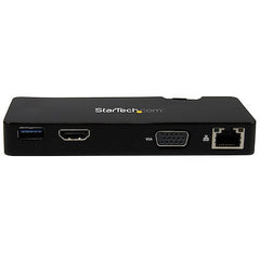 Docking Station Replicador De Puertos Usb 3.0 De Viajes Con Hdmi O Vga - Usb Tipo A - Docking Station Para Laptop - Startech.Com Modelo Usb3smdockhv