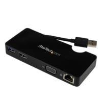 Docking Station Replicador De Puertos Usb 3.0 De Viajes Con Hdmi O Vga - Usb Tipo A - Docking Station Para Laptop - Startech.Com Modelo Usb3smdockhv