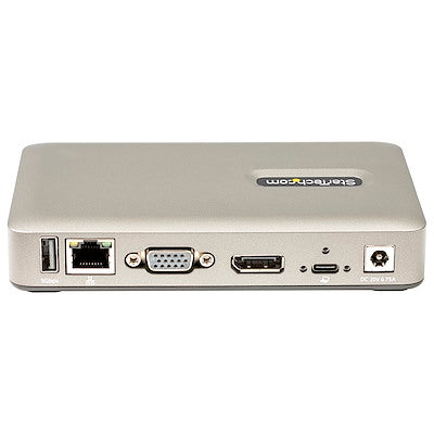 Docking Station Usb-C A Displayport 4k 30hz O Vga Pd 65w - Hub Usb 3.1 Gen 1 De 4 Puertos - Replicador De Puertos Usb Tipo C - Startech.Com Modelo Dkm30chdpd
