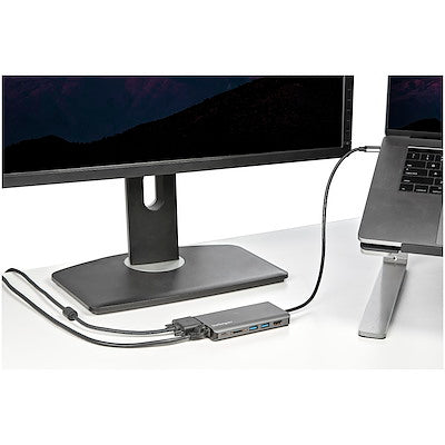 Docking Station Usb-C Multipuertos - Hdmi O Vga - Pd De 100w Entrega De Alimentacion - Cable De 30cm - Lector De Sd (Dkt30chvausp) - Startech.Com Modelo Dkt30chvausp