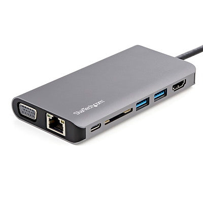 Docking Station Usb-C Multipuertos - Hdmi O Vga - Pd De 100w Entrega De Alimentacion - Cable De 30cm - Lector De Sd (Dkt30chvausp) - Startech.Com Modelo Dkt30chvausp