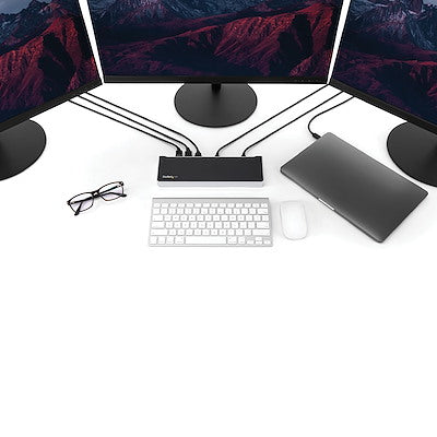 Docking Station Usb-C Para Laptops - Replicador De Puertos Usb Tipo C Para 3 Pantallas 4k - Con Pd 2x Dp Y 1x Hdmi Para Macbook - Startech.Com Modelo Dk30ch2dppd