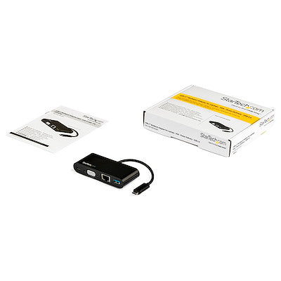 Docking Station Usb-C Para Portatiles - Dock Mini Usb Tipo C A Vga Gbe Con Puerto Usb 3.0 - Pd De 60w De Paso - Win, Mac Y Chrome - Startech.Com Modelo Dkt30cvagpd