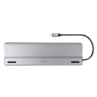 Docking Station Usb Type C 14 In 1 Portx Dh690 Win/Mac Plata Ac-932950