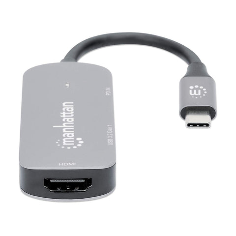 Docking Usb C 3 Puertos Hdmi, Usb-A, Usb-C, Manhattan 130707