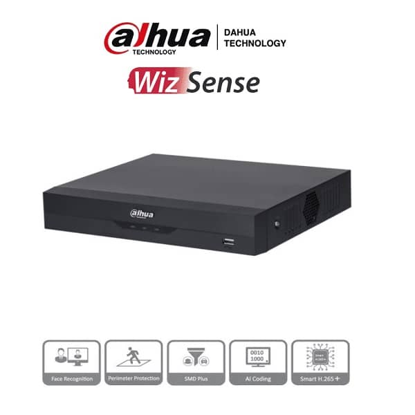 Dvr Dahua 16 Ch 5 Mp Lite, Wizsense, H.265+, Smd Plus (Dh-Xvr5116hs-I3)