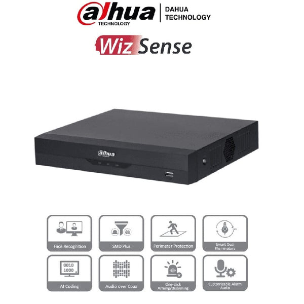 Dvr Dahua 4 H 5 Mp Liteh.265+, 1 C R Facial, Iot & Pos(Dh-Xvr5104hs-I3)