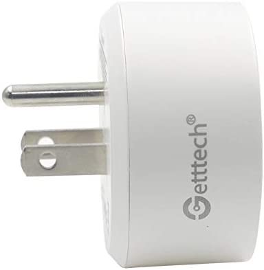 Enchufe Inteligente Getttech Gsw-71002 Wish Wifi Smart App, 2 Piezas