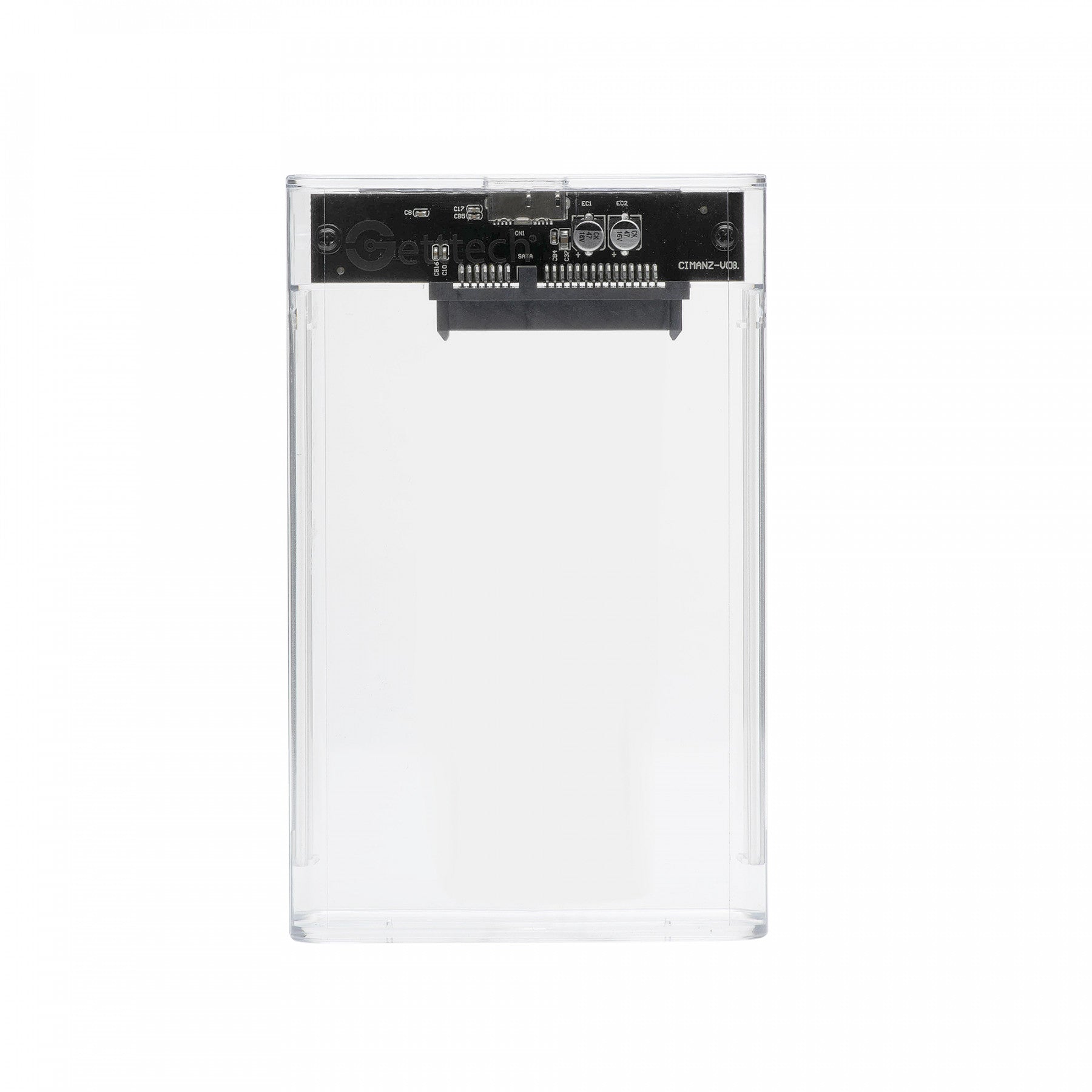 Enclosure Disco Duro Getttech 2.5" Transparente Gce-U325-01