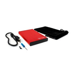 Enclosure Vorago Hdd-201 Rojo Dd 2.5 Sata Usb 3.0